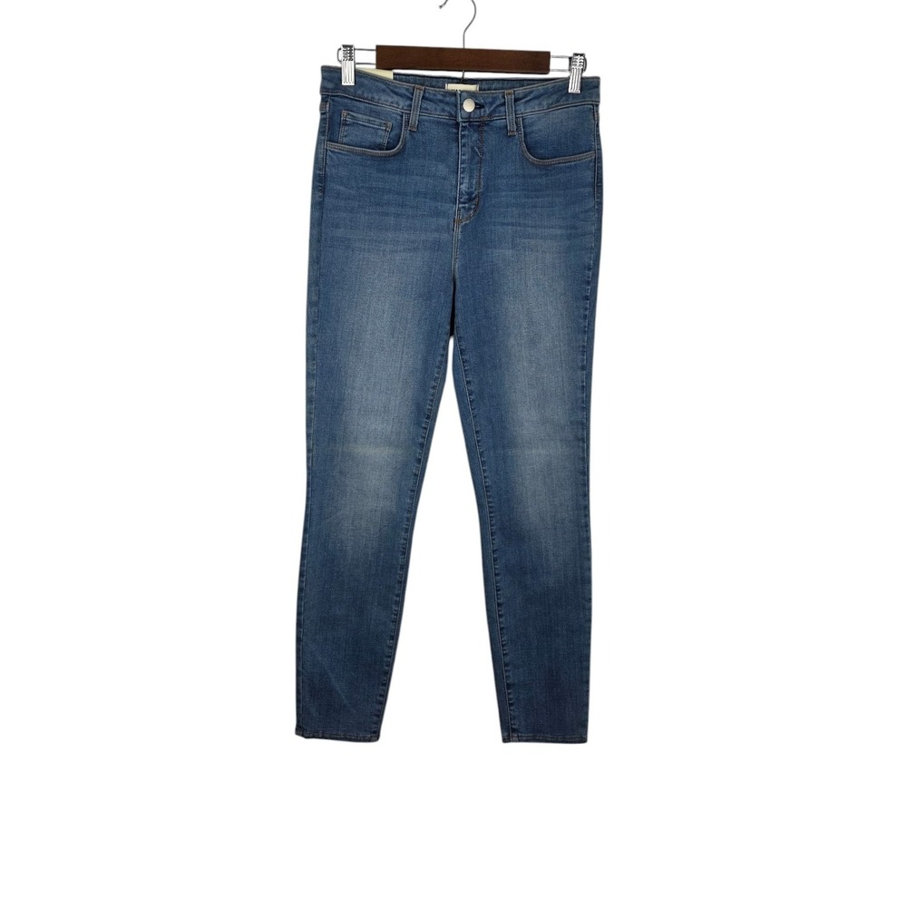 L'AGENCE Margot Skinny Jeans Womens 29 Blue Cotton Blend High Rise Ankle Trendy